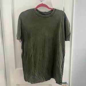 Abercrombie & Fitch Olive Green Short Sleeve Tee